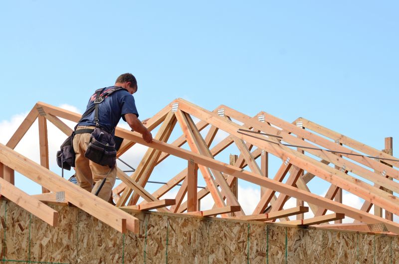 A Frame Roof Installation in Richmond, IN