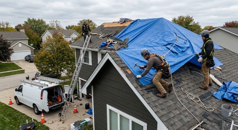 A Frame Roof Repair in Richmond, IN