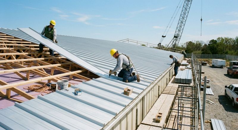 Aluminum Roof Installation in New Paris, OH
