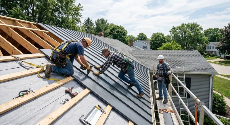 Aluminum Roof Installation in Winchester, IN