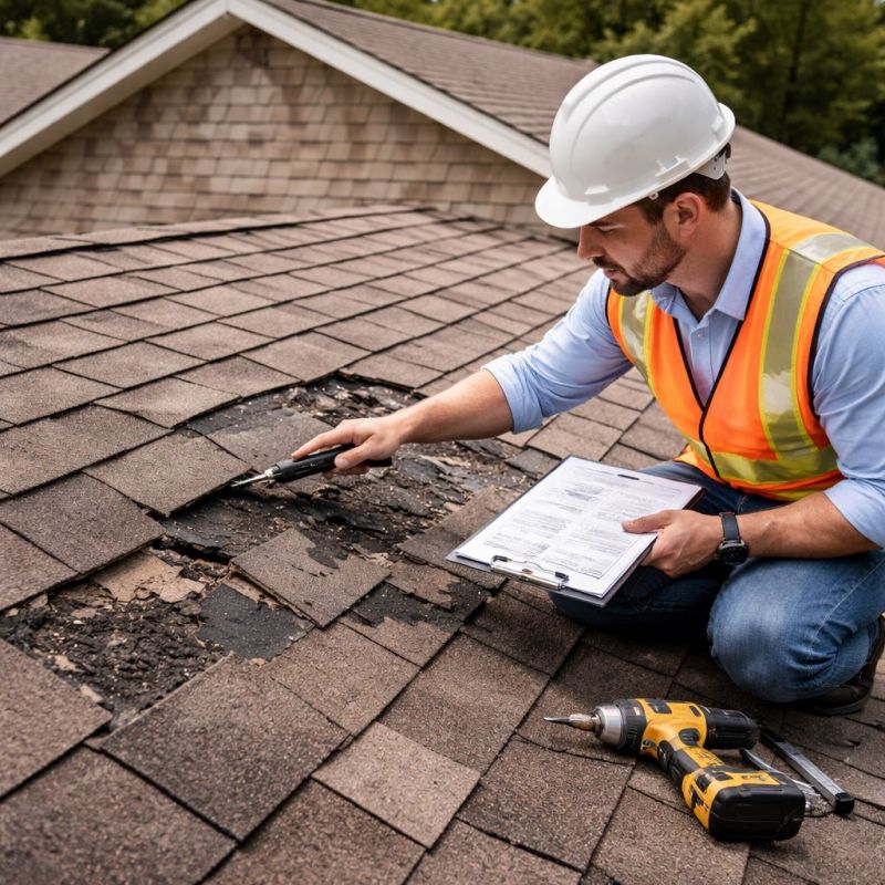 Asphalt Roof Inspection in Eaton, OH