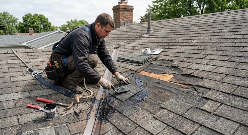 Asphalt Roof Leak Repair in West Elkton, OH