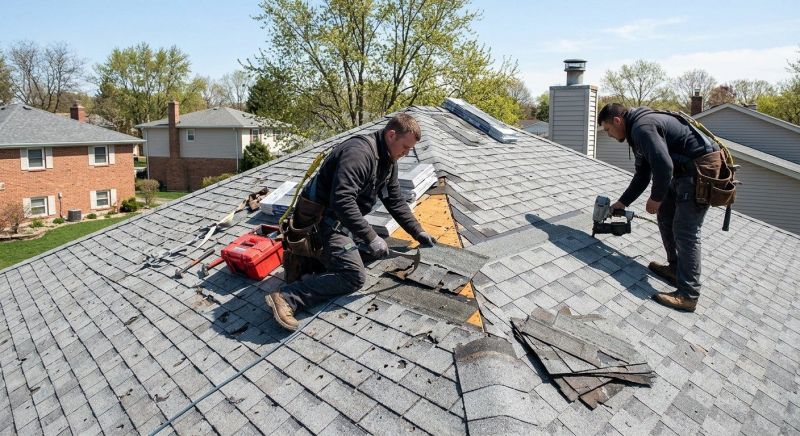 Asphalt Roof Repair in Eaton, OH