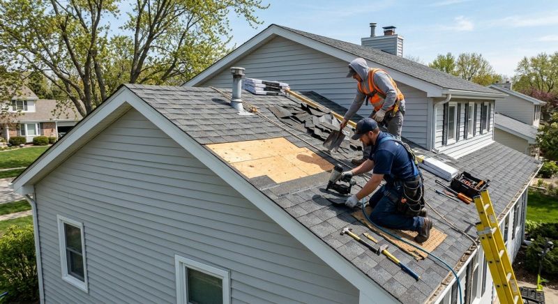 Asphalt Roof Repair in Henry County, IN