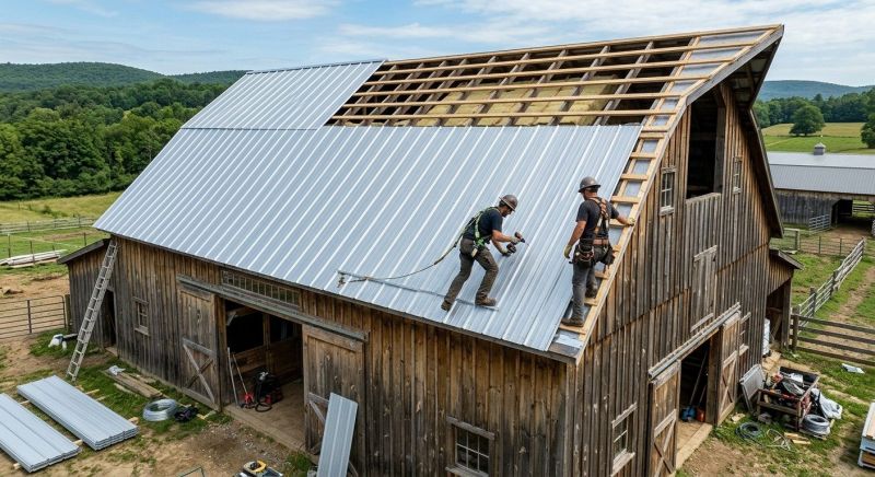 Barn Roof Construction in Richmond, IN