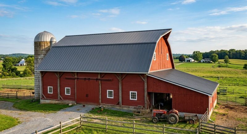 Barn Roof Replacement in Oxford, OH