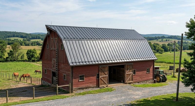 Barn Roof Replacement in Oxford, OH
