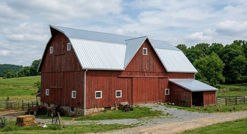 Barn Roof Replacement in Preble County, OH