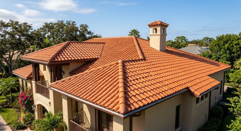 Barrel Tile Roof Installation in Richmond, IN