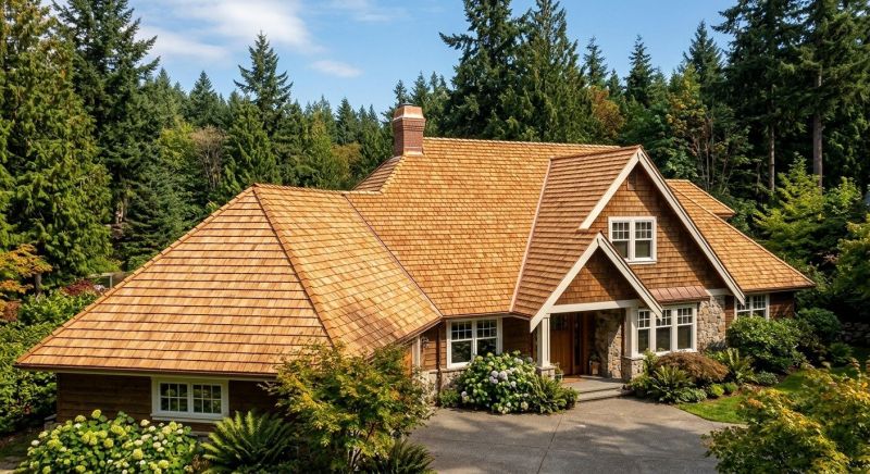 Cedar Roof Installation in Henry County, IN