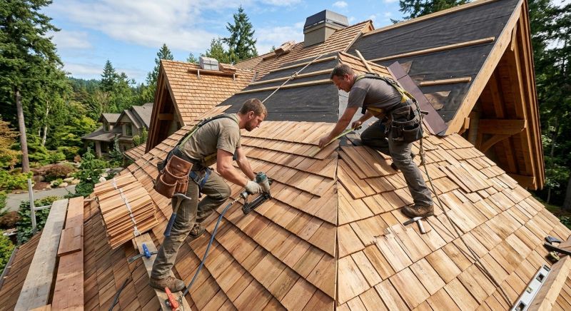 Cedar Roof Installation in Richmond, IN