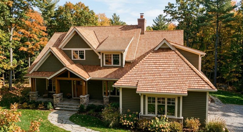 Cedar Roof Installation in New Castle, IN