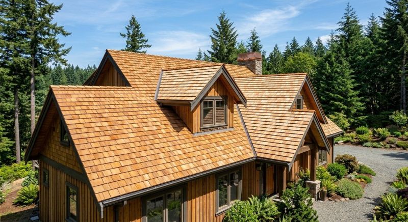 Cedar Roof Installation in New Castle, IN