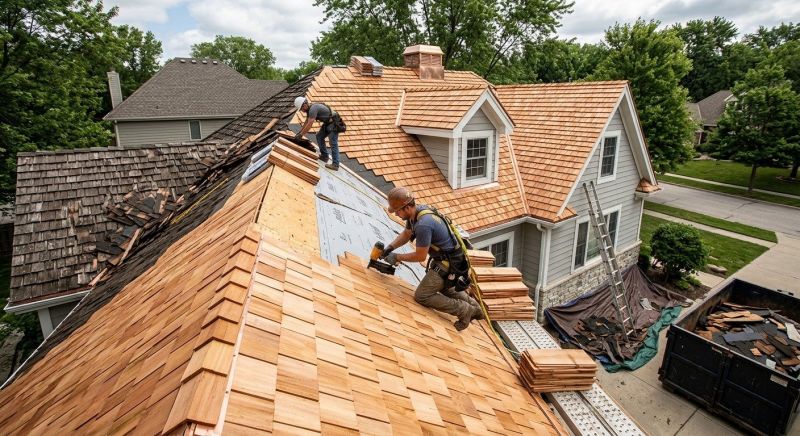 Cedar Roof Replacement in Connersville, IN