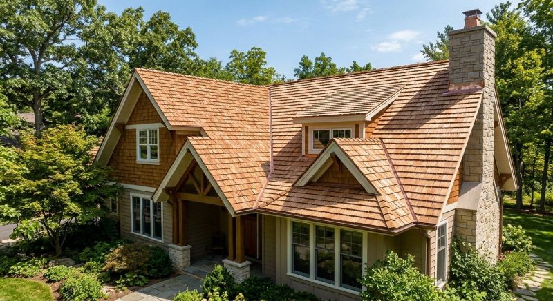 Cedar Shake Roof Construction in New Castle, IN