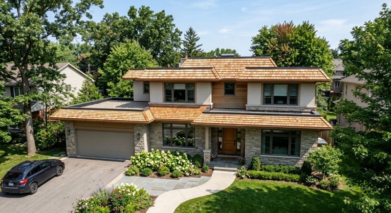 Cedar Shake Roof Construction in Oxford, OH