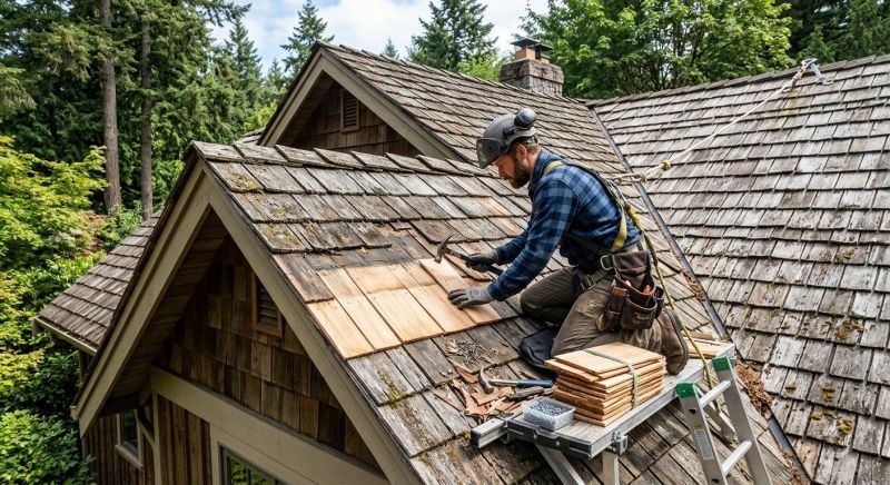 Cedar Shingles Repair in Preble County, OH