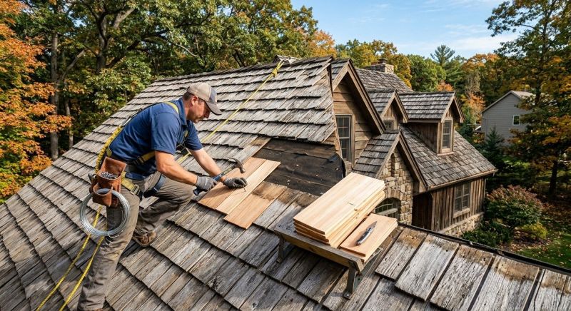 Cedar Shingles Repair in West Elkton, OH