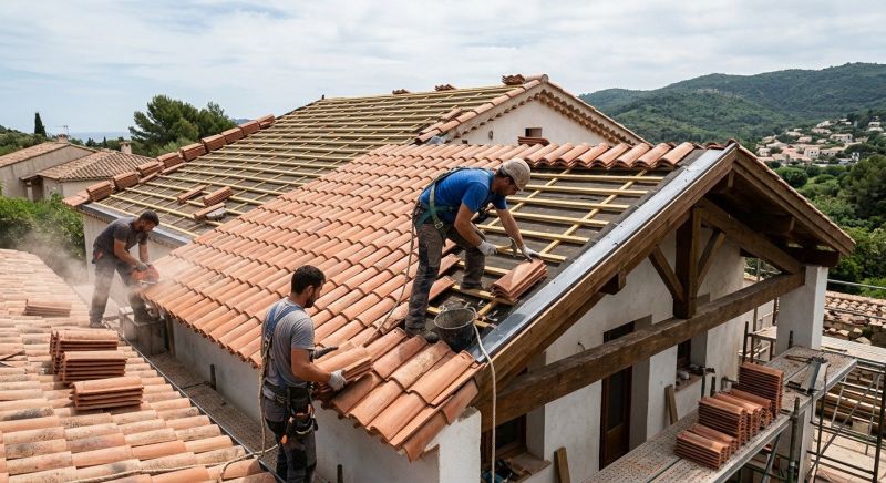 Clay Roof Installation in Winchester, IN