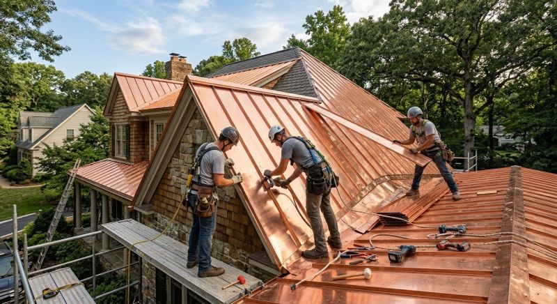 Copper Roof Installation in Richmond, IN