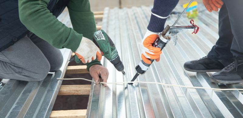 Corrugated Roof Repair in Eaton, OH
