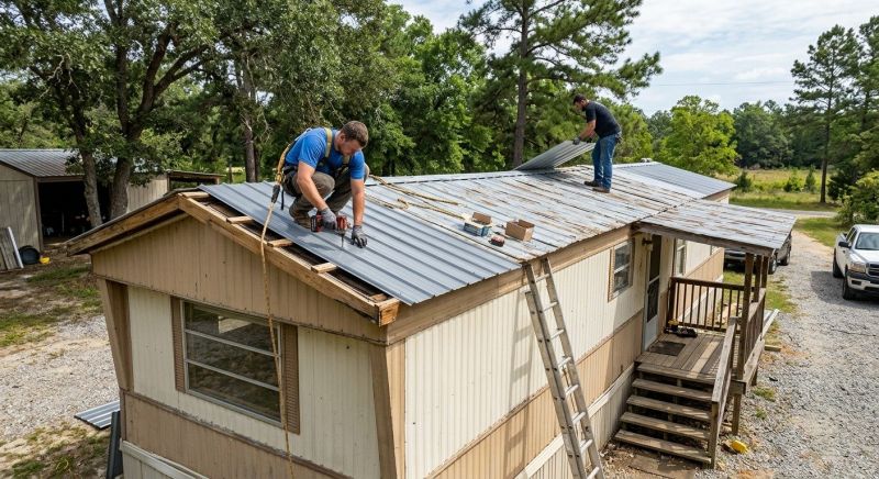 Corrugated Roof Repair in Oxford, OH