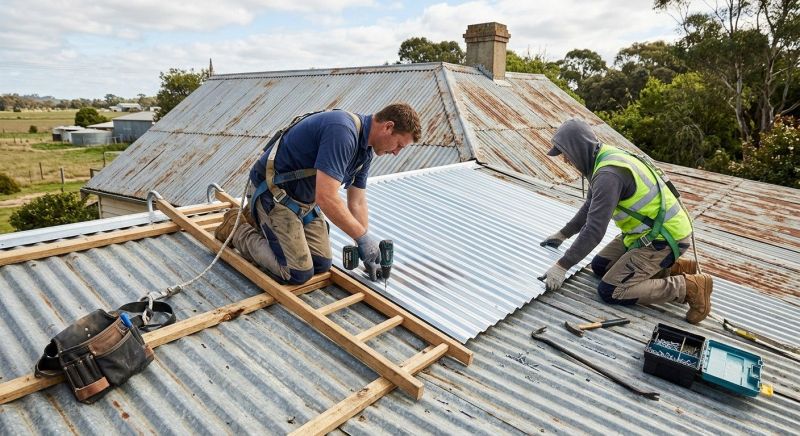 Corrugated Roof Repair in Winchester, IN