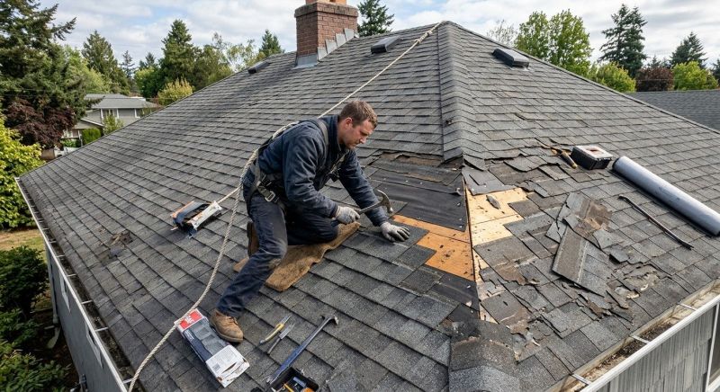 Damaged Roof Repair in Richmond, IN