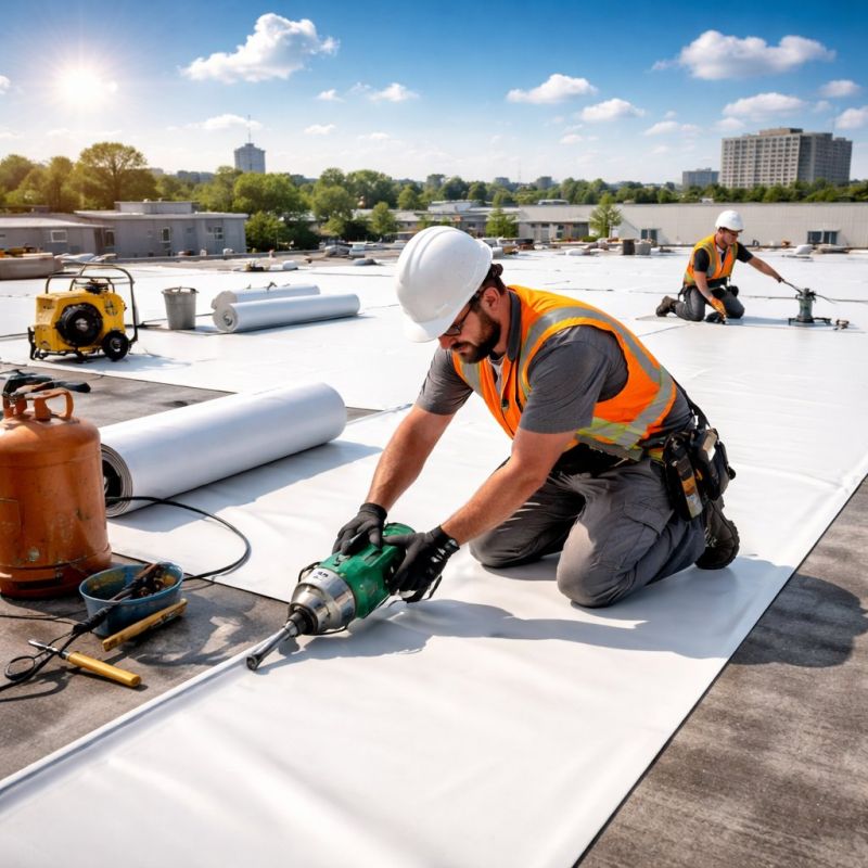 Epdm Roof Installation in Winchester, IN