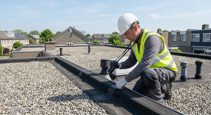 Flat Roof Inspection in Richmond, IN