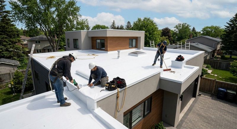 Flat Roof Installation in Greenville, OH