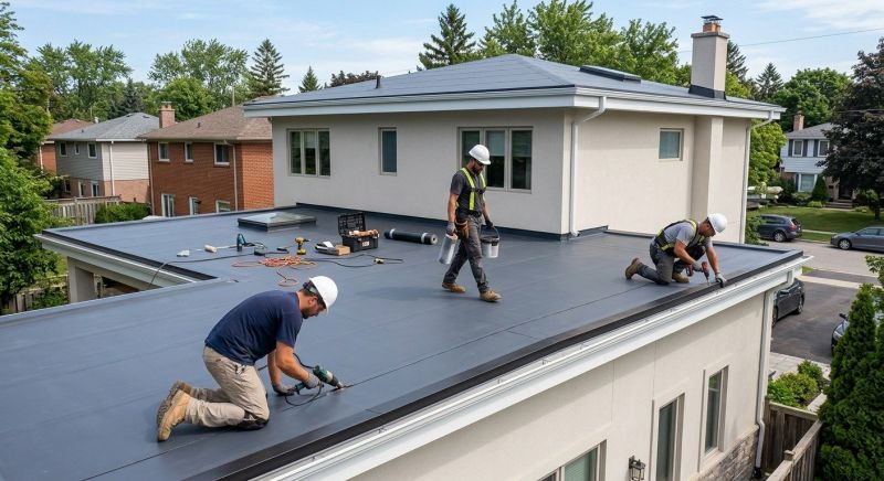 Flat Roof Installation in Preble County, OH