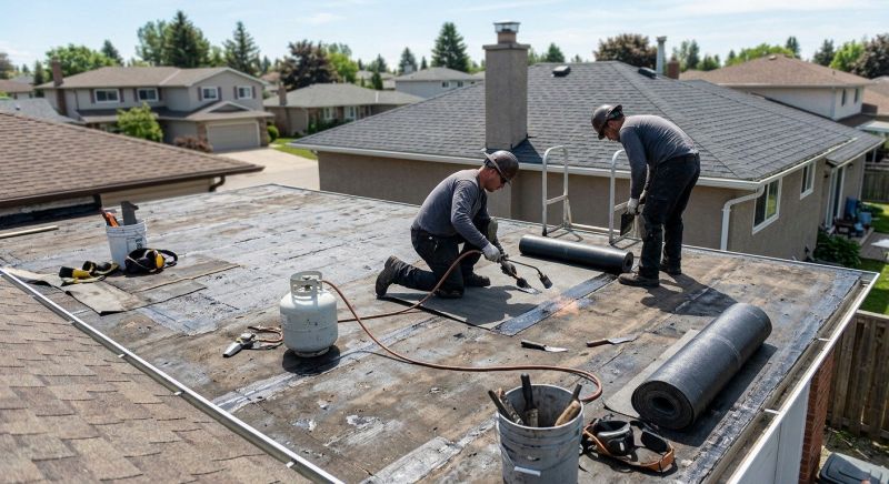 Flat Roof Repair in New Castle, IN
