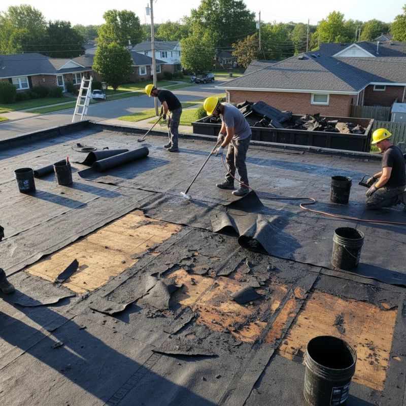 Flat Roof Repair in New Castle, IN