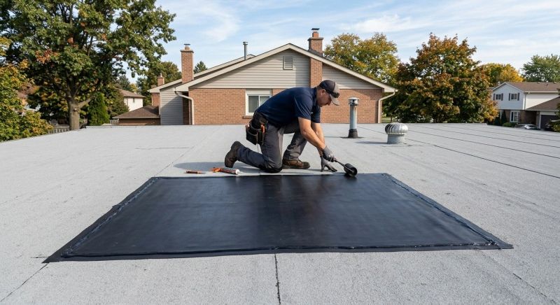 Flat Roof Repair in New Paris, OH