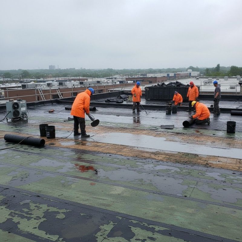 Flat Roof Repair in New Paris, OH
