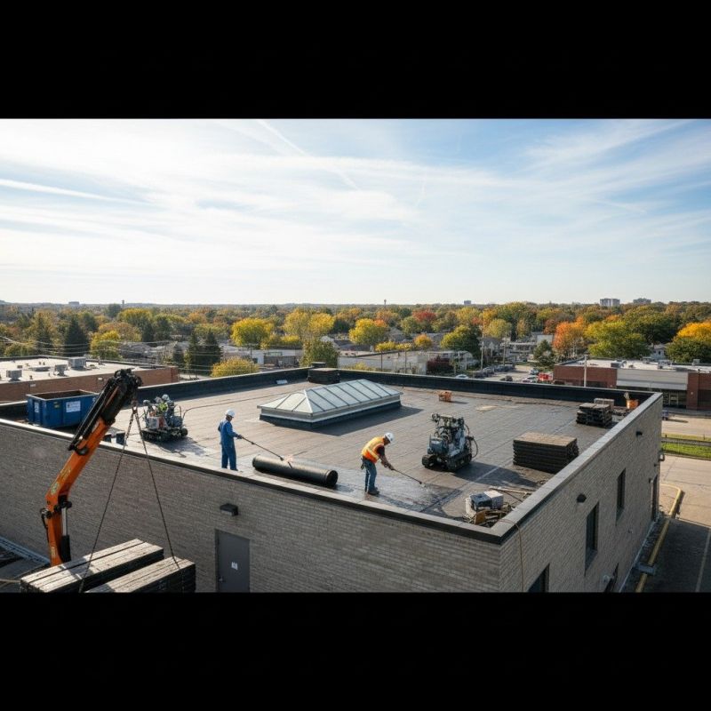Flat Roof Replacement in Eaton, OH