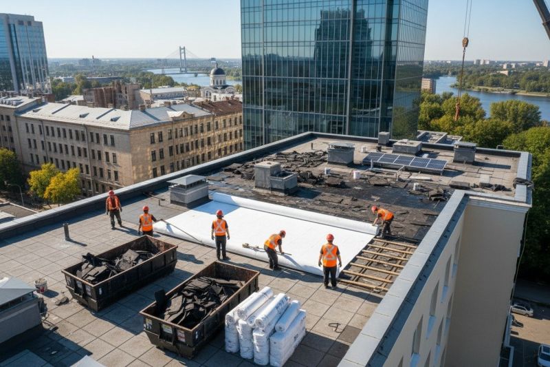 Flat Roof Replacement in Greenville, OH