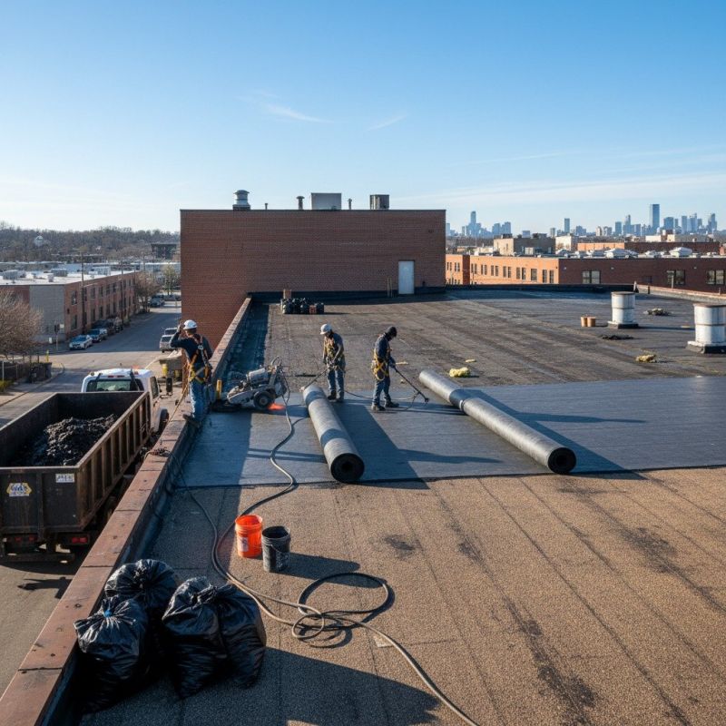 Flat Roof Replacement in New Madison, OH
