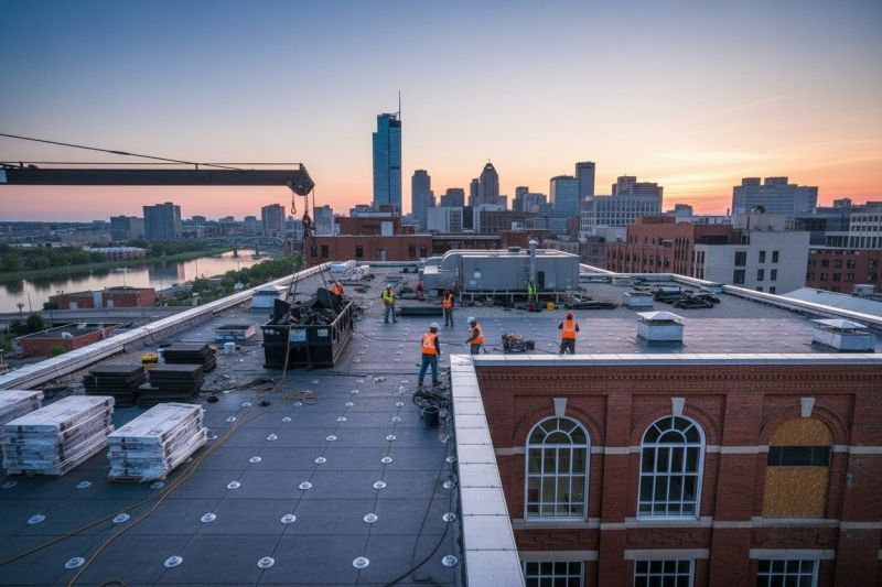 Flat Roof Replacement in New Madison, OH