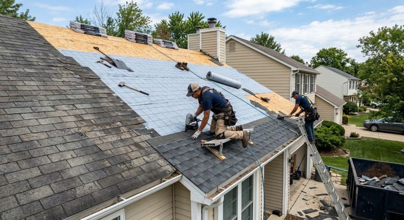 Hip Roof Shingle Replacement in Richmond, IN