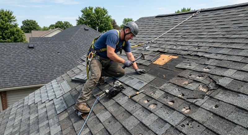 House Roof Repair in Henry County, IN