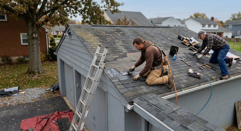 House Roof Repair in Henry County, IN