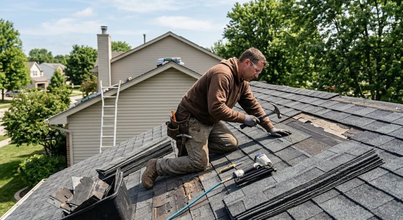 House Roof Repair in West Elkton, OH