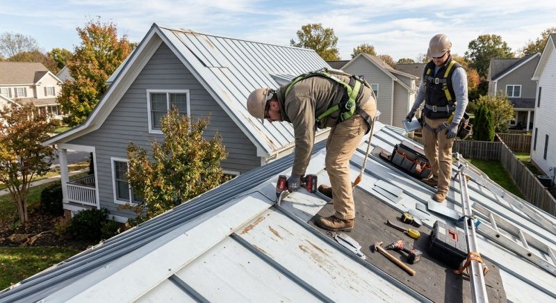 Metal Roof Flashing Repair in Richmond, IN