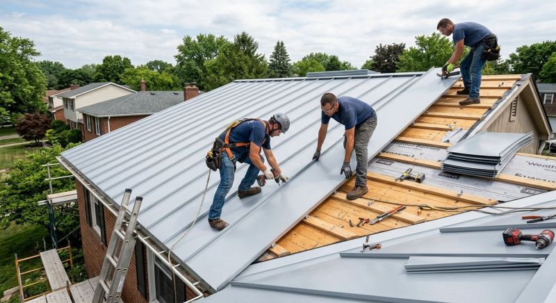 Metal Roof Installation in Richmond, IN