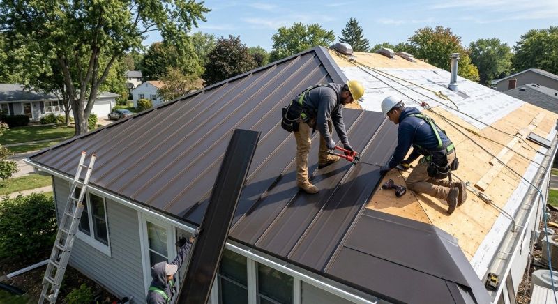Metal Roof Installation in New Castle, IN