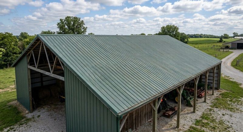 Pole Barn Roof Repair in Connersville, IN
