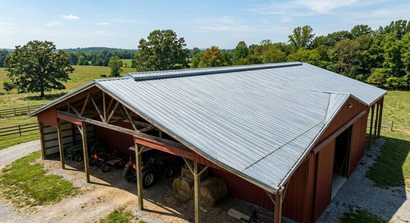 Pole Barn Roof Repair in Winchester, IN