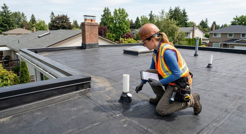 Roof Damage Inspection in Eaton, OH